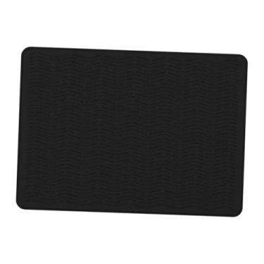 Imagem de DimyFew Capa superior de capa de vidro protetor de cooktop multiuso forno forno pesado tampa de prato de secagem tapete, Grão de Onda Preta