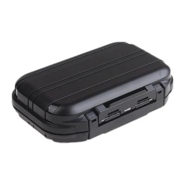 Imagem de Vaveren Pesca Armazenamento da caixa de mosca Porta Clique em bloquear ferramenta de pesca de dois lados rack de armazenamento de espuma portátil