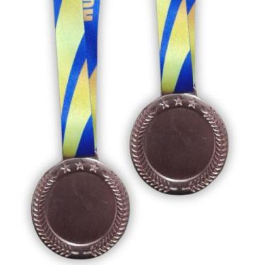 Imagem de Kit 50 Medalhas, Medalha Premiação Honra ao Mérito, 60mm, com Cordão P
