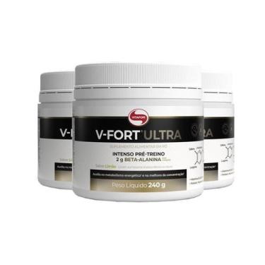 Imagem de Kit 3 V Fort Ultra Vitafor 240G Limão
