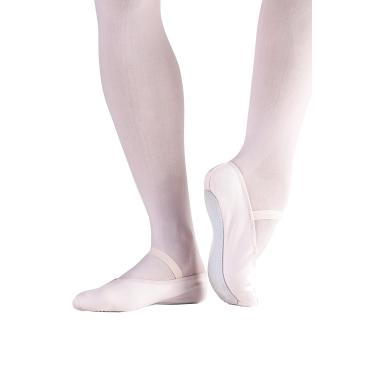 Imagem de Sapatilha Meia-Ponta Sola Inteira, Lona, Só Dança F22, Rosa, 19