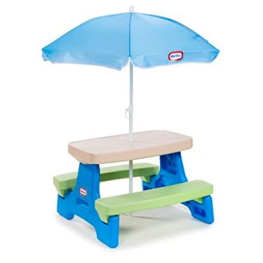 Imagem de Mesa Picnic Guarda-Sol 4 Lug, Little Tikes, Azul