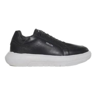 Imagem de Tênis Casual de Couro Masculino Ferracini Energy 8286-695A Preto-Masculino