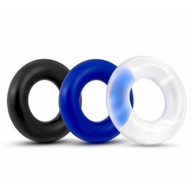 Imagem de Anel Peniano Basic Kit com 3un. - importado