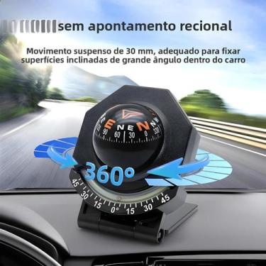 Imagem de Bússola Portátil 2 Em 1 Para Carro, Medidor De Inclinação, Ferramenta 