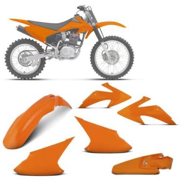 Imagem de Kit Plástico Moto Honda CRF 230 Pro Tork Substituição Alta Resistência
