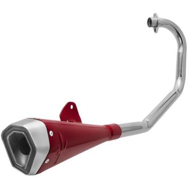 Imagem de Escapamento Pro Tork Serie S Fan E Cg Start 160 2015 À 2023 Curva Crom