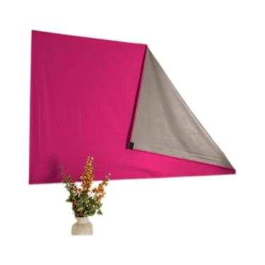 Imagem de Cortina Painel Blackout com para Sala Quarto Cozinha(PINK,135X175)