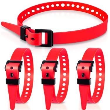 Imagem de Blulu Pacote com 4 correias industriais reutilizáveis de 50 cm de comprimento tiras de tensão confiáveis para proteger a engrenagem do motor da bicicleta -32 kg. Carga de trabalho, abraçadeiras