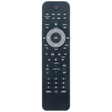 Imagem de Controle remoto de substituição DCD8000 compatível com componentes de DVD Philips DCD7010 DCD8000 DCD8000/12 DCD7010/12