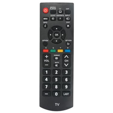 Imagem de Controle remoto de substituição N2QAYB000820 aplicável para Panasonic Viera TV TH-42LRU7 TC-39A400U TH-50LRU70 TH-65LRU60U TC-50A400U TH-32LRU70 TH-42LRU60 TC-32A400U TH-32LRU6 TH-50LRU60 TH-60LRU60