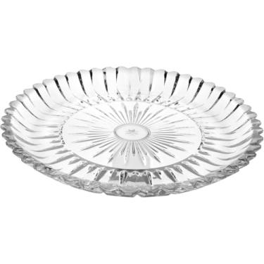 Imagem de PRATO BOLO REDONDO HOME&CO VIDRO 2x30x30cm TRANSPARENTE