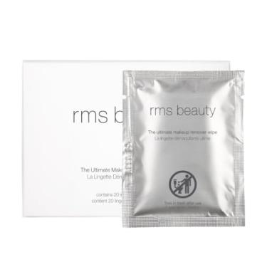 Imagem de RMS Beauty Lenços removedores de maquiagem – Removedor de maquiagem orgânico com óleo de coco, removedor de maquiagem à base de óleo, sabonete facial e removedor de maquiagem para os olhos, lenços de