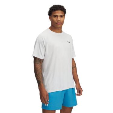 Imagem de Camiseta de Treino Under Armour Tech Textured Masculino, Cinza, P