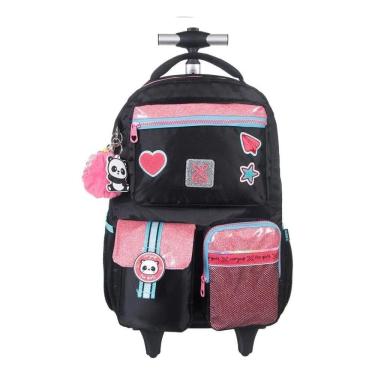 Imagem de Mochila Com Rodas Xeryus Utility Panda Preto 13930