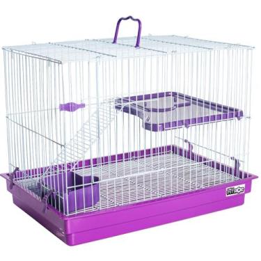 Imagem de Gaiola Para Coelho Porquinho Da India Chinchila Com Andar - Jelplast, 