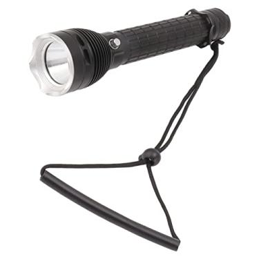 Imagem de Lanterna de mergulho 3200 lm ipx8 liga de alumínio impermeável 3 modos de iluminação sob lanterna d'água para aventura