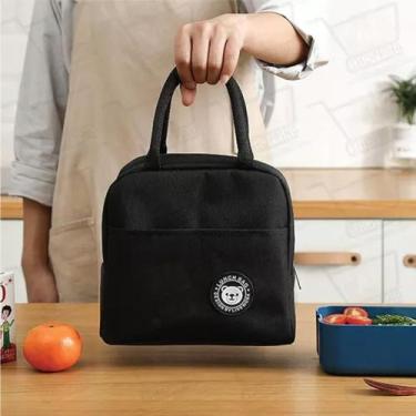 Imagem de Lancheira Térmica Frutas e Alimentos Marmita - NT Bolsas, Preto