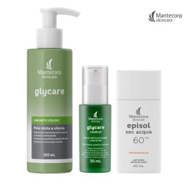 Imagem de Kit Rotina Pele Oleosa Glycare + Episol Sec Acqua - MANTECORP