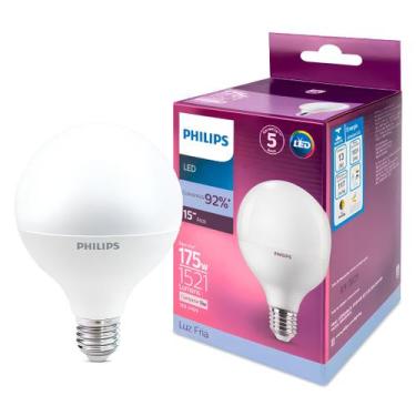 Imagem de Kit 3 Lampada Led Globo 13,5W 1521Lm 6500K Bivolt Philips, 127/220V