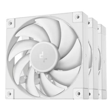 Imagem de Kit 3 Fan 120mm Deepcool Fd12 Wh 120mm Branco R-fd12-whnpn3-g-g