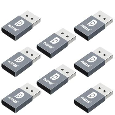 Imagem de FUERAN Adaptador de exibição virtual 4K 60Hz USB-C Tipo-C DDC EDID fictício plugue fantasma sem cabeça emulador 2K1080P@60Hz (DP-1080P-60Hz-8P-hui)