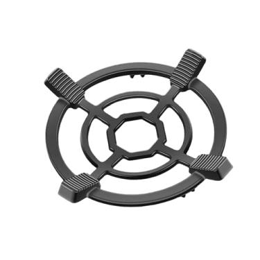 Imagem de DimyFew Suporte de anel de ferro fundido para wok, antiderrapante e resistente, para cozinha, redutor de anel de gás, suporte para panela, cafeteira, Redondo