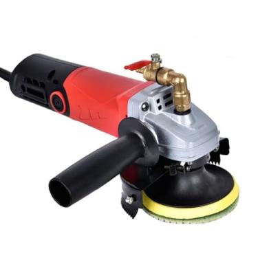 Imagem de HYZHANHONG Máquina de polimento elétrica multifuncional, máquina de polimento de pedra com injeção de água portátil de 900 W para bancadas de concreto, pedra, mármore