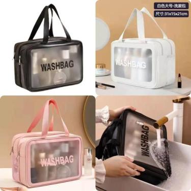 Imagem de Necessaire Organizadora Com Alça Bolsinha Bolsa Casa Banheiro Quarto T