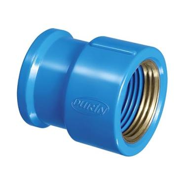 Imagem de Luva Lr Azul Com Bucha De Latão Com Bitola 20mm X 1/2' Durín