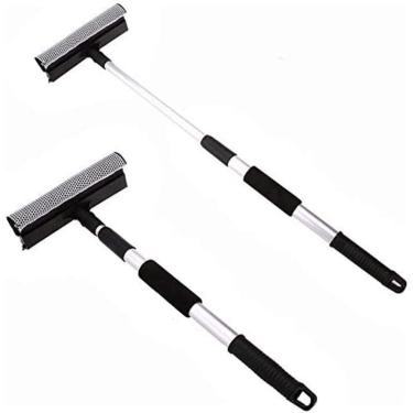 Imagem de Kit Limpeza Rodo Mop Multiuso Duplaface Retrátil  + 5 Panos de Microfibra de Alta Absorção