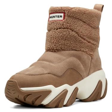 Imagem de Hunter Bota feminina Debra impermeável no tornozelo, Marrom médio, 34