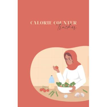 Imagem de Calorie Counter Tracker: Keep Track of Initial Starting Point, Create a Nutrition Plan, Plan Out an Exercise Routine, Log in a Daily Food Log Book, ... Along the Way - Tracker - Orange Cover Design