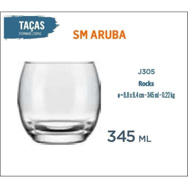 Imagem de 24 Copos Aruba 345Ml Cerveja Refrigerante Suco Batida
