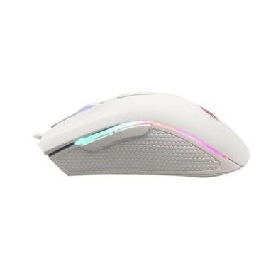 Imagem de Mouse Usb Gamer Oex Onyx, Branco - Ms-324