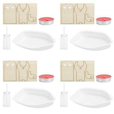 Imagem de Kit de barco a vapor, vela alimentado barco a vapor experimento brinqu