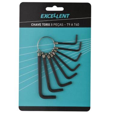 Imagem de Jogo de chave allen com 10 peças com argola 1,5-10mm - Eda