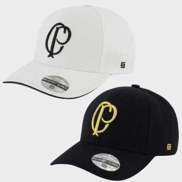 Imagem de Kit com 2 Bonés Escudo Corinthians - Kits, Único