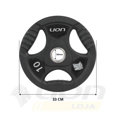 Imagem de Anilha Injetada 5 kg Furo Olímpico