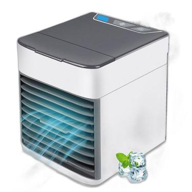 Imagem de Ventilador Mini Ar Condicionado Portátil Usb Ideal Quarto E