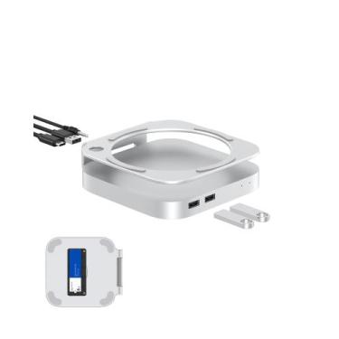 Imagem de Compartimento SSD Mac Mini Dock GEWOKLIY USB4 de 40 Gbps 2024