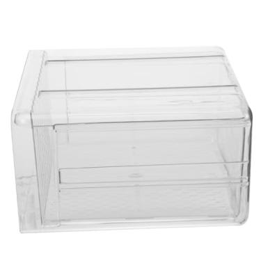 Imagem de Refrigerator Storage Bin Drawer Stackable Storage Box Bin Lid Plastic Fruit Vegetable Containers
