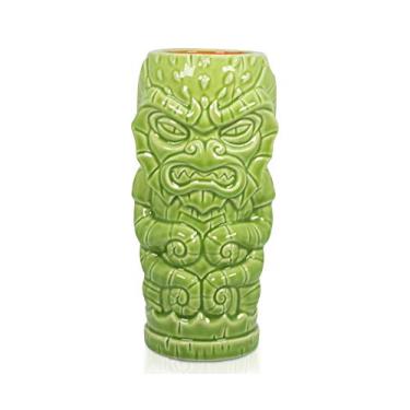 Imagem de Caneca de fantasia Geeki Tikis Green Kraken Fantasy | Copo de cerâmica estilo Tiki oficial Geeki Tikis Fantasy Series | Comporta 500 ml