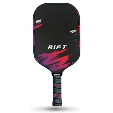 Imagem de Rift 1 Pro Pickleball Paddle – Carbon Fiber Face, 16mm Core for Control & Power, High-Spin Surface, Includes Paddle Cover (Black)