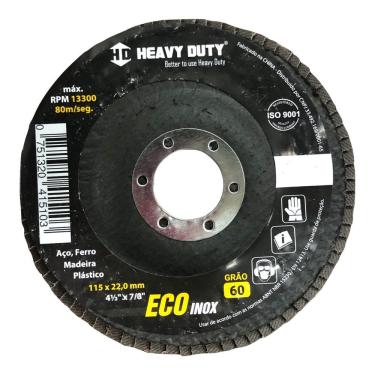 Imagem de Disco De Lixa Flap 4.1-2 115x22mm Para Metais E Madeira Heavy Duty Grão 60