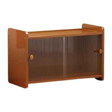 Imagem de WeiLaiKeQi Armário de Portátil em Bambu para Pia, Organizador de Mesa Que Economiza Espaço, Ideal para Cozinha, Banheiro E Estilo Rústico, 35x20x27cm