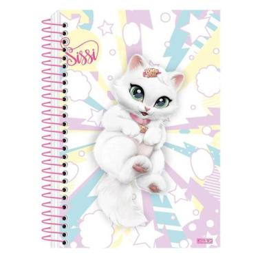 Imagem de Caderno Espiral Grande SISSI Universitário 1 Matéria 80 Folhas - Anima