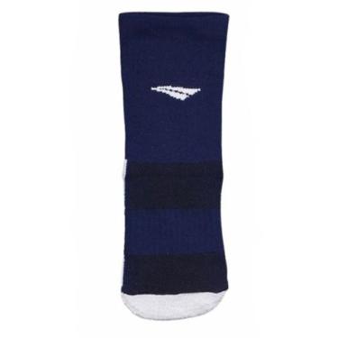 Imagem de Meia Penalty Perfomance Grip Cano Alto Futebol 410789, Marinho branco,