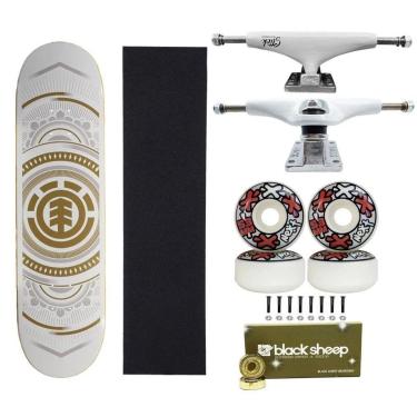 Imagem de Skate Element Montado 8.0 Serie Gold Roda Next 53mm Abec 15-Masculino