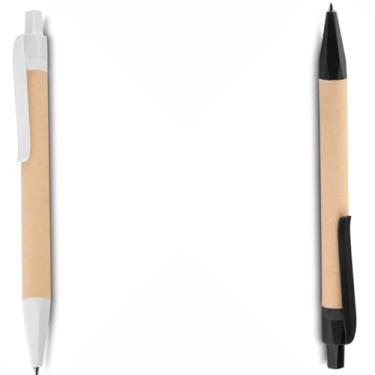 Imagem de Caneta Esferográfica Retrátil com Touch Screen, Azul, Corpo Plástico Cilíndrico, Grip Emborrachado, Ponta Fina 0.7mm, para Escrita em Papel, Moderna (Branco e Preto.)